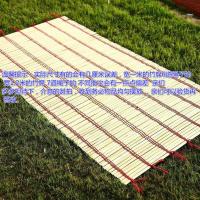 2x1米货架竹席/竹排片竹板/另配地摊架子夜市厚折叠摆摊工具竹帘 1米长1米宽加密竹片(无架子)_