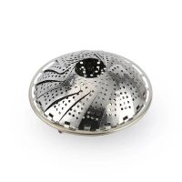 多功能304不锈钢蒸架蒸笼屉馒头家用可折叠伸缩蒸格沥水盘 小号-张开21cm