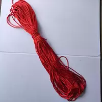 撒网底纲绳捆绑编织绳超柔耐老化沉水尼龙绳2mm2.5mm手抛网底纲线 红色2.0毫米 50米