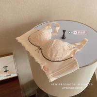 中脉优品新款促进血循环防辐射无钢圈舒适透气聚拢上托薄杯罩文胸 奶油肤 32B