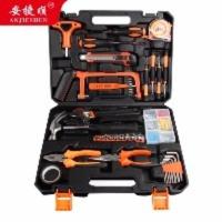 安捷顺家用工具套装 多配件多功能汽车维修工具箱组套 五金工具套 82件套手工具套装
