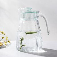 客厅创意仙人掌水杯套装可堆叠家用玻璃套杯冷水壶套装 仙人掌冷水壶---[透明色]