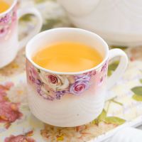 北欧式陶瓷茶杯水杯家用套装客厅杯子水具耐热茶壶冷水壶茶具套装 玫瑰金英 六个杯