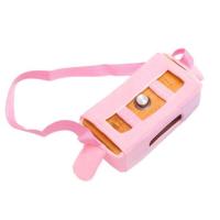 孔孟k4k5方琼国学机防摔包适合市场上90%竹制长19*8.5*9cm保护套 粉红