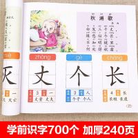 幼小衔接整合教材全套拼音识字学前班一日一练练习册大班升一年级 学前700题 识字