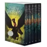 英文原版Percy Jackson boxed set Rick Riordan波西杰克逊英文版 波西杰克逊 5册英语版