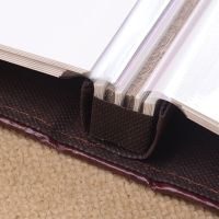 覆膜粘贴式仿皮黏胶相册影集 20张40页 1 2 3 4 5 6 7 8 10寸相册 红棕10寸