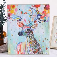 复古插页式皮面567寸混装相册家庭影集宝宝纪念册收藏册大容量 4寸400张彩色麋鹿(4寸标准)