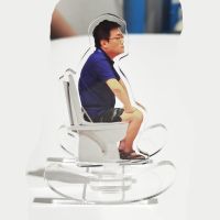 时代峰峻李飞周边同款摇摇乐椅人形立牌马桶亚克力拉屎瑶瑶乐 李飞摇摇乐小号-8cm