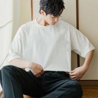 男装夏季半袖男潮牌潮流简约大码宽松男士设计感刺绣白色短袖t恤 纯白 S 建议60-80斤