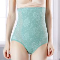 [快瘦9斤]加强型收腹内裤女高腰后脱式产后瘦身束腰提臀塑身裤 806(绿色) 没后脱 M (建议80-95斤)