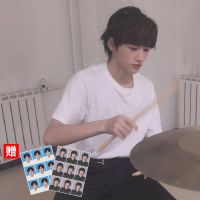 {送周边}宋亚轩同款光谱短袖棉可爱女生半袖T恤时代少年团周边夏 宋亚轩纯白短袖 关注送礼 S