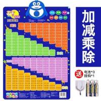 乖宝宝有声挂图幼儿童婴儿早教启蒙发声认识人物爸爸妈妈看图识字 加减乘除口诀 口诀点读挂图