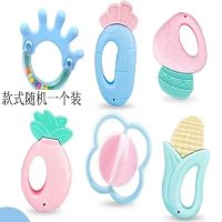 可咬牙胶宝宝婴儿仿真手机幼儿音乐玩具早教益智故事机充电电话机 一个手机牙胶[款式随机] 送挂绳+螺丝刀