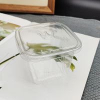 木糠蛋糕盒水果捞打包盒300ml烘焙慕斯豆乳包装盒子透明杯子 套杯 10套