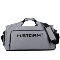 2020新款干湿分离健身包男女通用手提包独立鞋位轻便短途旅行包潮 灰