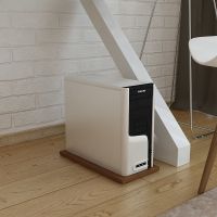 电脑主机托架带滑轮可移动机箱底座机箱托家用办公主机架 T123E 款 原野橡木色