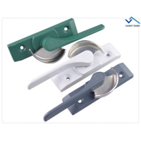 80型窗锁扣平移窗户月牙锁带钥匙移钩锁推拉窗锁