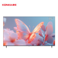 康佳电视75F11 75英寸 2+32GB 4K超清全面屏 一级能效 智能液晶平板电视机会议电视