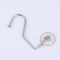 学生书包挂钩s形桌面包包收纳无痕免粘钩强力承重30斤课桌边钩子 小仙女