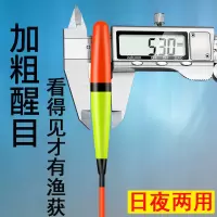 高灵敏重力感应夜光漂日夜两用夜钓漂咬钩变色鱼漂加粗醒目电子漂 FR01#二目超粗尾 吃铅1.8克 [不变色]日夜两用超粗