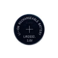 LIR2032 2025 2016可充电纽扣电池专用液晶充电器套装3.6V锂电子 2粒 LIR2032电池