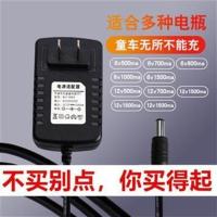 儿童电动车充电器6v童车电池摩托车玩具车12V遥控汽车电瓶充电器 童车6V500圆孔充电器