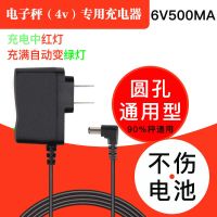 4v4ah台称锂电瓶4v5ah电子秤蓄电池计价秤台秤电瓶 6伏电子称电池 电子秤充电器