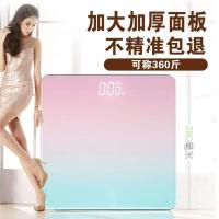 电子称体重秤家用充电款精准计量高精度电子秤体重人体减肥称重器 全新升级LED隐屏大称面充电款