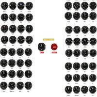 车载电子钟表车用数字电子钟汽车时钟表车用电子表车内钟表时间表 单用钟面[送2个双面胶] 普通款[随机发]