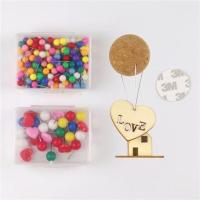 飞屋环游记小木屋DIY摆件汽车内饰品创意桌面治愈系手作小清新版 DIY自制版(七彩色)半成品