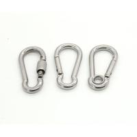 304不锈钢弹簧扣卡扣绳扣保险扣连接扣带母弹簧钩钥匙扣登山扣 标准弹扣 M4(5只)