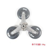 不锈钢加大轮爬梯轮双轴承静音购物车手拉车买菜车载重行李车爬楼 不锈钢爬梯单个 静音90轮