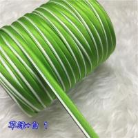 双色旗袍包边条包边带滚边带免烫镶边斜裁包边diy服装辅料5米价 草绿+白1 5米价格