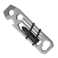 EDC户外迷你万能挂件实用多功能钥匙扣组合小工具便携维修小扳手 多功能扳手