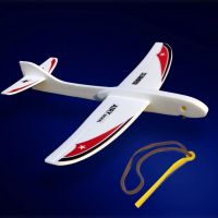 户外模型燕鹰号橡筋弹射飞机手抛泡沫滑翔机皮筋航模学校比赛器材 燕鹰号 1架 翼展29厘米
