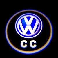 大众新CC迎宾灯 20款改装CC车门灯投影迎宾灯镭射灯LED照地氛围灯 CC原车标 单只价