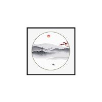 十字绣2020线绣刺绣新款客厅小件简约风景山水画小幅清新古风简单 6505禅意山水1 生态棉3股