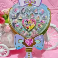 奇迹暖暖指甲贴指甲油套装女孩公主玩具安全幼儿园女童玩具3-6岁 白雪02