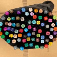 80色马克笔套装亏本清仓 学生八十