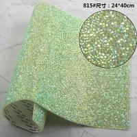 厂家直销批发背胶网钻树脂钻黏胶网钻 diy服饰辅料 手机鞋帽贴钻 815#绿色