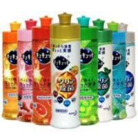 花王(KAO) 果蔬餐具洗剂 洗洁精240ml瓶 去除油污不伤手 香味随机 240g