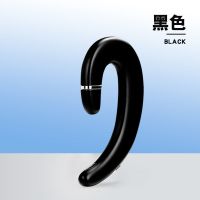 无线蓝牙耳机挂耳式骨传导不入耳高音质vivo华为OPPO苹果安卓通用 黑色 C4单耳机+充电线