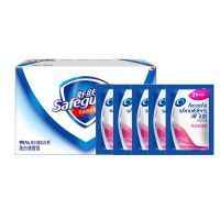 正宗舒肤佳香皂沐浴洗手两用长效保护留香家庭装 纯白+5ml海飞丝洗发水X5