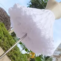 裙撑lolita云朵撑无骨软纱日常撑棉花糖蓬蓬洛丽塔jk暴力 45cm柔软绵绸云朵撑