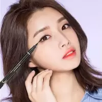 眼线笔防水防汗速干不晕染眼线液膏硬头男女学生化妆眼线笔软头 眼线笔单支