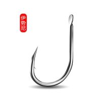 新型绑钩器手动子线不锈钢绑钓鱼钩栓钩器绑双钩伊势尼鱼钩工具 黑色-伊势尼(32枚)不带绑钩器_ 9号[金色可选俩号]