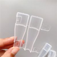 化妆刷毛头保护套便携保护盖亚克力盖子眼影刷唇刷鼻影刷眉刷防尘 5个装