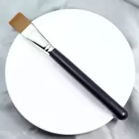 新店优惠191平头粉底刷面膜刷粉底液刷bb霜隔离膏状刷沧州化妆刷 黑色