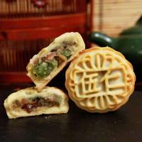 [买2斤送1斤]山东特色广式迷你小月饼水果味老式五仁味独立包装 五仁味 试吃(2个)